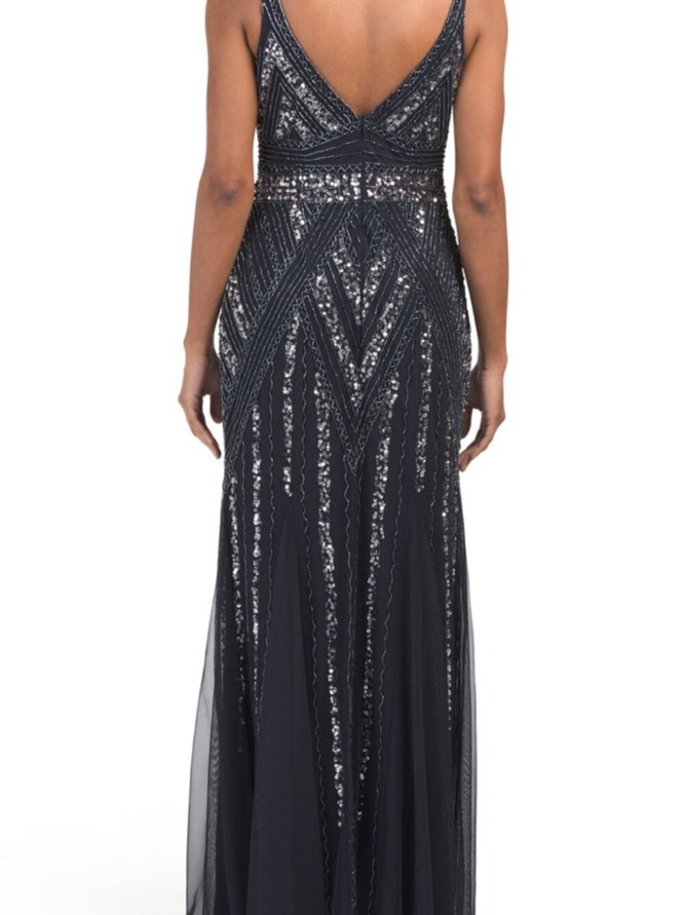Marina Long Beaded Dress